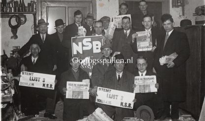 Original WWII Dutch NSB photo with cover Arnhem