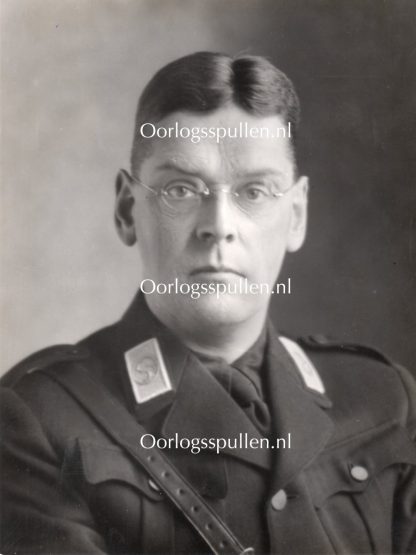 Original WWII Dutch NSB portrait photo Tobie Goedewaagen