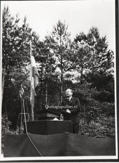 Original WWII Dutch NSB photo ‘Mussert in Loosdrecht’