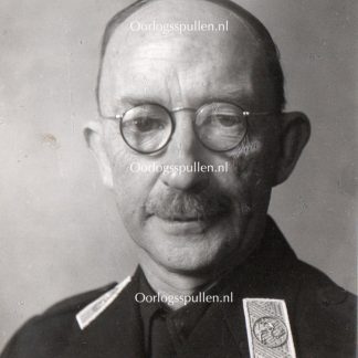 Original WWII Dutch NSB portrait photo W.O.A. Koster