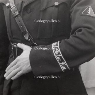 Original WWII Dutch NSB photo ‘Cuff title Vendel Peter Ton’
