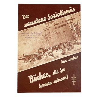 Original WWII German books leaflet