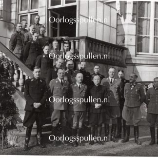 Original WWII Dutch SS photo - Visit of Himmler to the Netherlands
