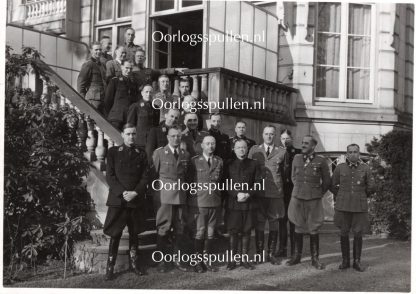 Original WWII Dutch SS photo - Visit of Himmler to the Netherlands