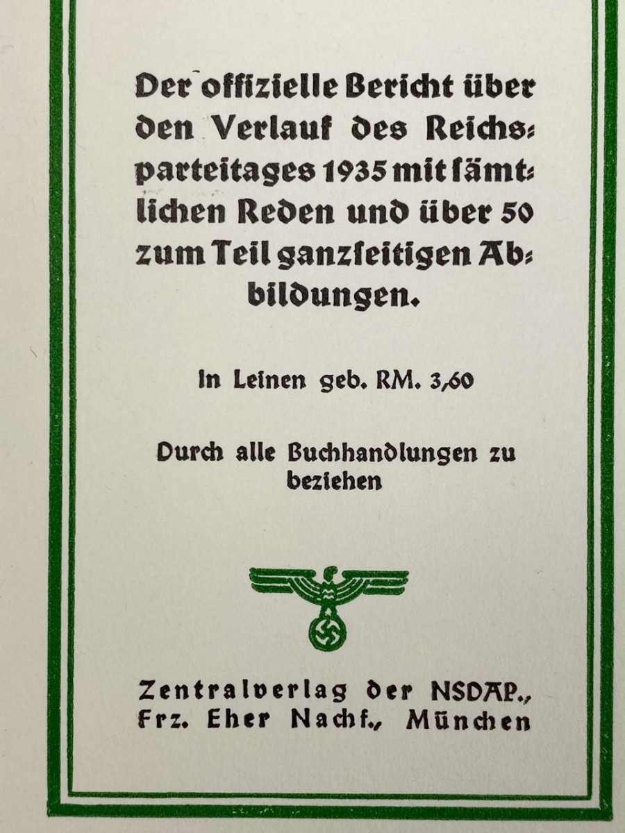 Original WWII German bookmark - Oorlogsspullen.nl - Militaria shop