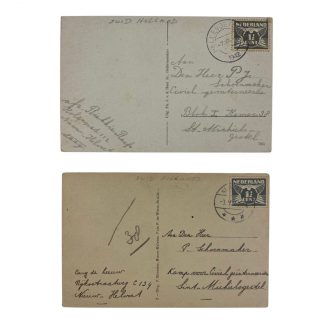 Original WWII Dutch Camp St. Michielsgestel postcards – Hellevoetsluis