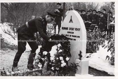 Original WWII Dutch NSB photo – Funeral of Hendrik Koot