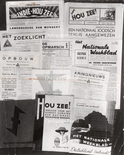 Original WWII Dutch NSB photo – Newspapers and magazines