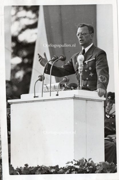 Original WWII Dutch SS photo - SS-Gruppenführer Arthur Seyss-Inquart
