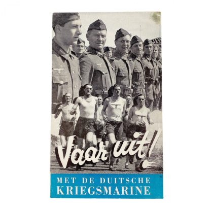 Original WWII Dutch Kriegsmarine volunteer flyer/poster