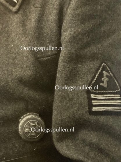 Original WWII Dutch NSKK portrait photo and negative