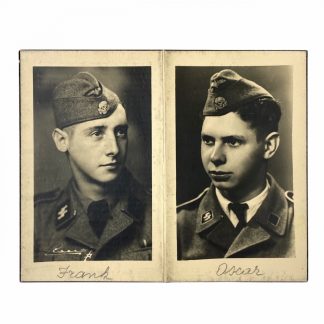 Original WWII Flemish SS-Freiwilligen Legion Flandern death card Brothers