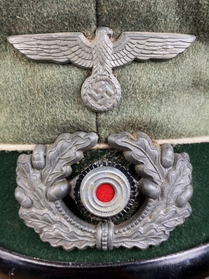 Original WWII German WH NCO infantry visor cap