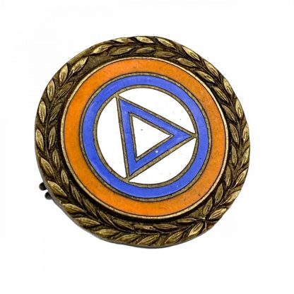 Original WWII Flemish VNV golden party badge