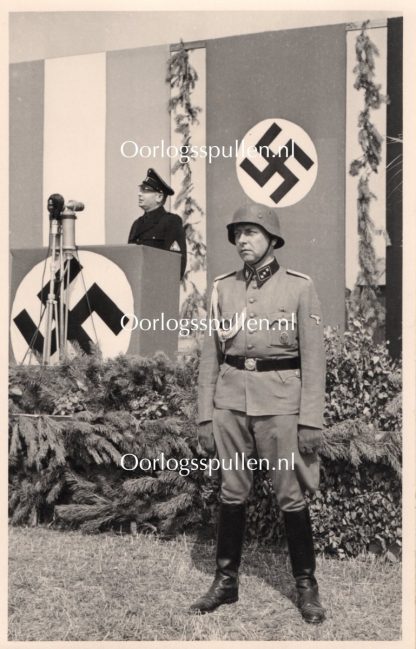 Original WWII German Waffen-SS photo - Anton Mussert