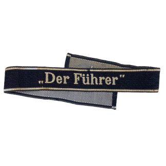 Original WWII German Waffen-SS SS-Panzergrenadier-Regiment 4 ‘Der Führer’ cuff title