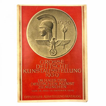 Original WWII German Grosse Deutsche Kunstausstellung 1939 book