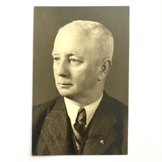 Original WWII Dutch NSB postcard Max Blokzijl autograph