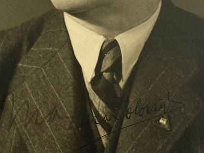 Original WWII Dutch NSB postcard Max Blokzijl autograph