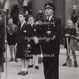 Original WWII Flemish photo NSJV leader Edgar Lehembre
