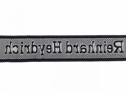 Original WWII German Waffen-SS SS-Gebirgsjäger-Regiment 11 ‘Reinhard Heydrich’ cuff title