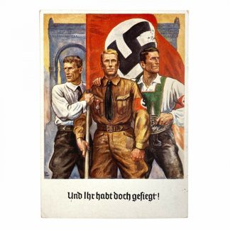 Original WWII German NSDAP postcard