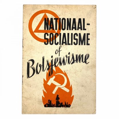 Original WWII Flemish collaboration booklet – Nationaal-Socialisme of Bolsjewisme