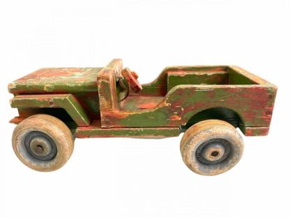 Original WWII Dutch wooden liberation toy (Willy's Jeep)