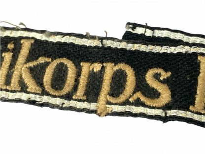 Original WWII Waffen-SS Danish 'Freikorps Danmark' cuff title