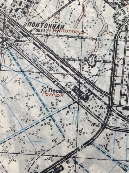 Original WWII German map of Selo-Gora
