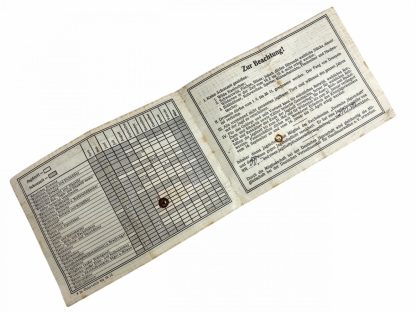 Original WWII German hunting license