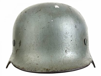 Original WWII German Küstenartillerie M40 shipboard grey helmet