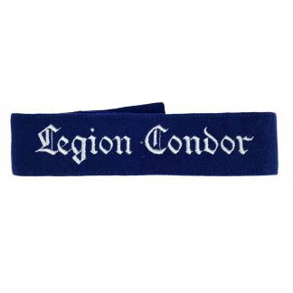 Original WWII German Luftwaffe 'Legion Condor' cuff title