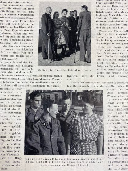 Original WWII German Ostland magazine