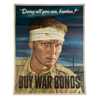 Original WWII US poster - Doing all you can, brother?