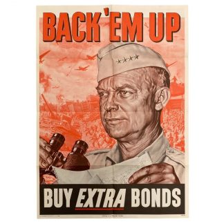 Original WWII US poster - Back 'em up