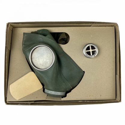 Original WWII German Luftschutz Volksgasmaske in box