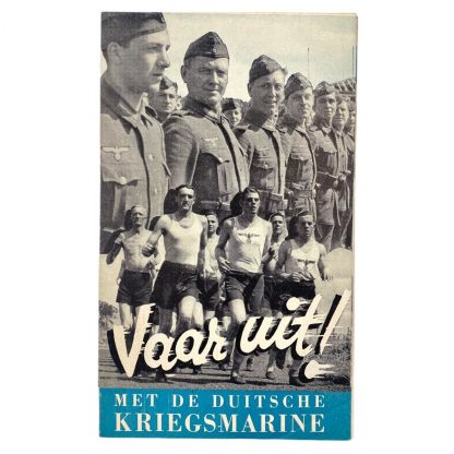 Original WWII Dutch Kriegsmarine volunteer flyer/poster