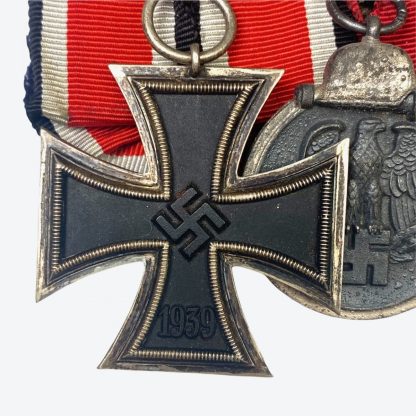 Original WWII German 3 piece medal bar - Spange