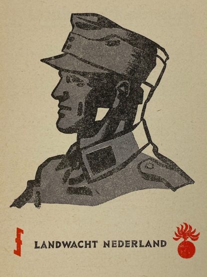 Original WWII Dutch 'Landwacht Nederland' flyer