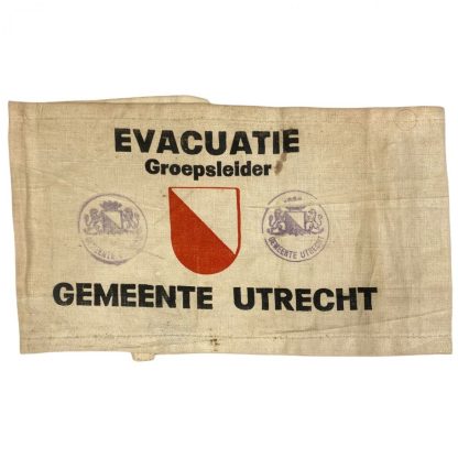 Original WWII Dutch 'Luchtbeschermingsdienst' Evacuation department Utrecht