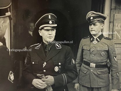 Original WWII Dutch SS photo grouping - Gerardus Mooyman & Henk Feldmeijer