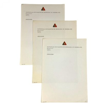 Original WWII Dutch NSB unissued document
