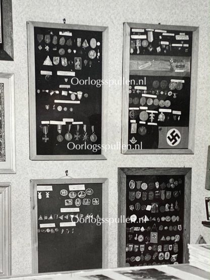 Original WWII Dutch NSB photo - Schuilenburg archive room