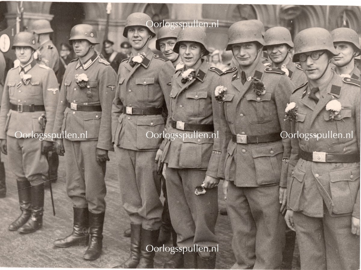 Kustlijn gebruik mythologie Original WWII Dutch SS-Freiwilligen Legion 'Niederlande' photo -  Oorlogsspullen.nl - Militaria shop