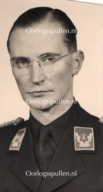 Original WWII Dutch NSB portrait photo Arie Zondervan