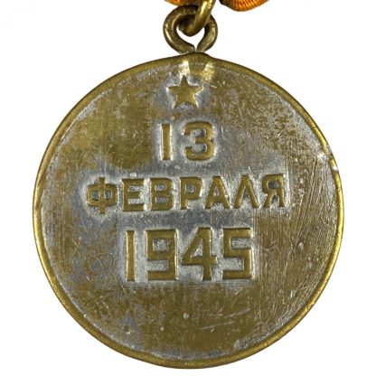 Original WWII Russian 'For the Liberation of Budapest' medal