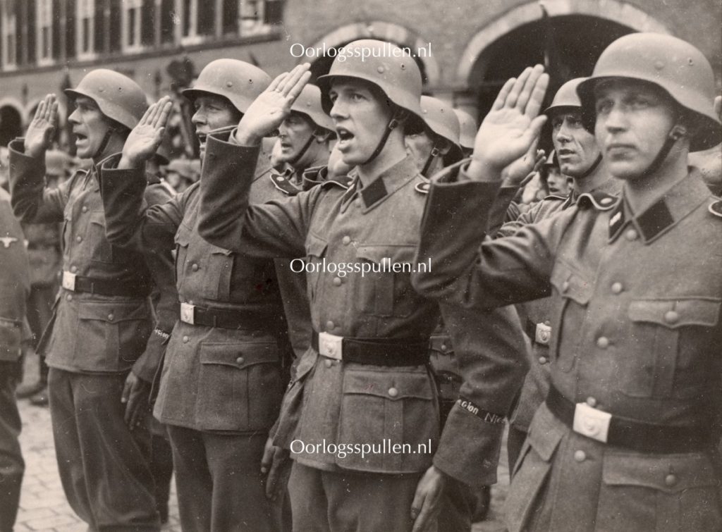 Original WWII Dutch Waffen-SS large size photo SS-Freiwilligen Legion ...