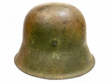 Original WWII German WH M42 3 tone 'Normandy' camouflage helmet