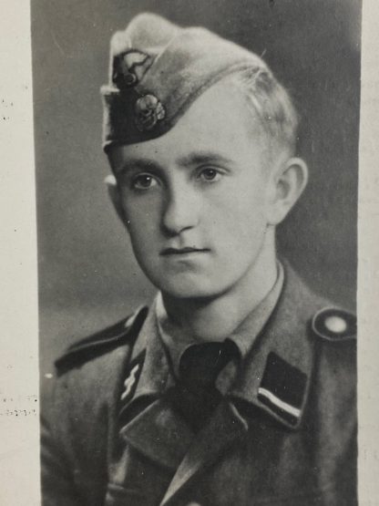 Original WWII Flemish Waffen-SS death card - Julius Geurts